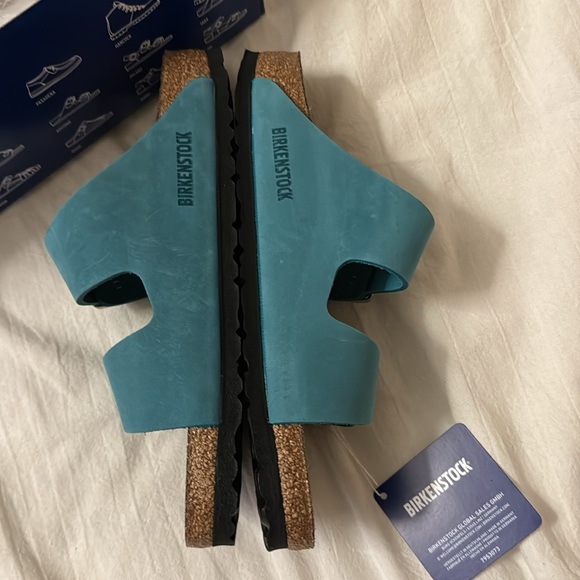 Brand New Birkenstock Turquoise 38 - Picture 2 of 8
